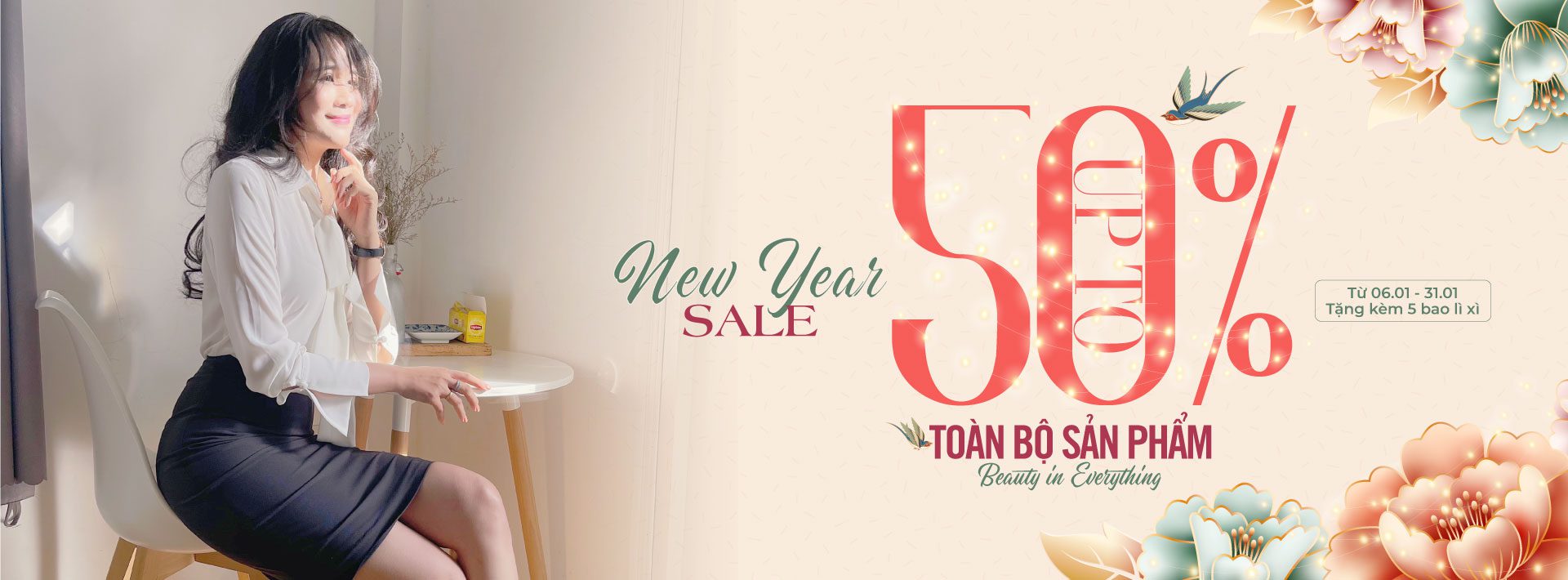 Thương hiệu thời trang công sở Andora khuyến mãi 50% toàn bộ sản phẩm