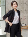 Áo blazer nữ tay dài phong cách công sở Hàn Quốc - A0108T - Ảnh 4